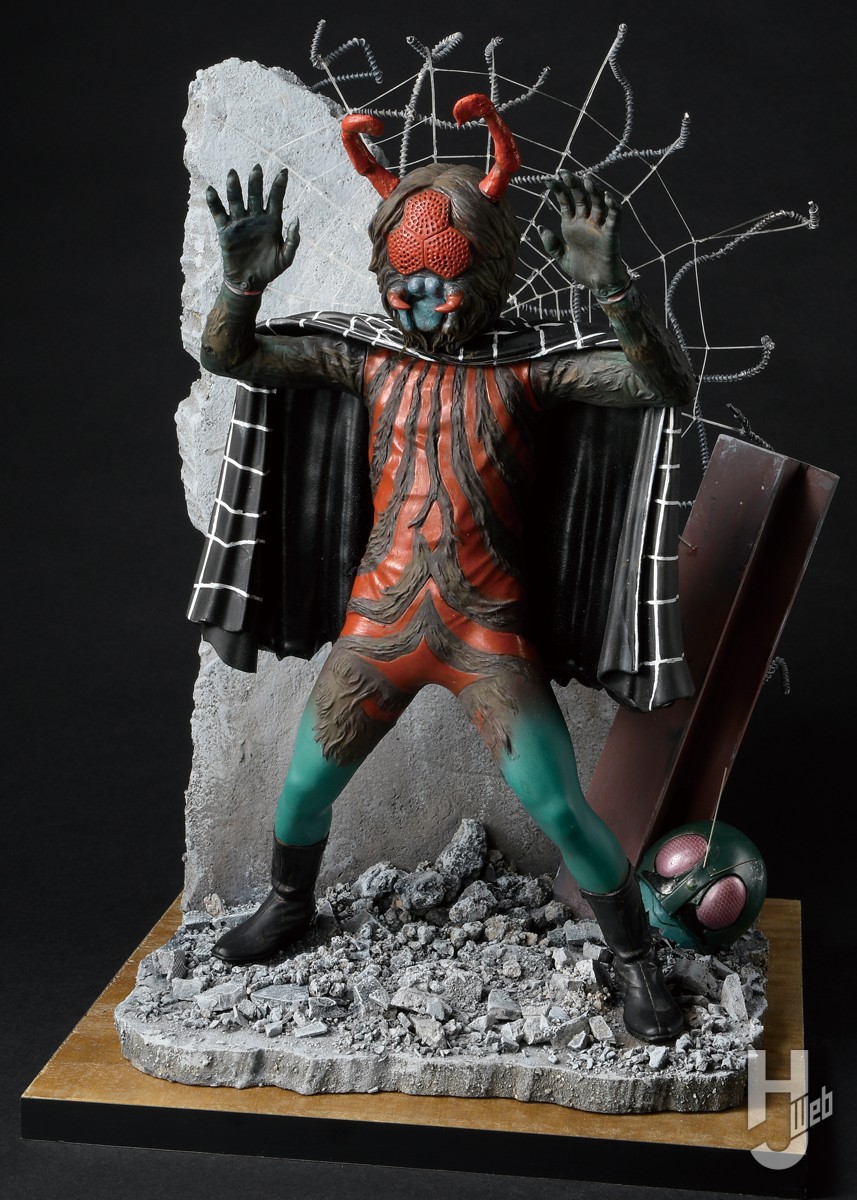 初代『仮面ライダー』一番最初のショッカー怪人「蜘蛛男」を製作