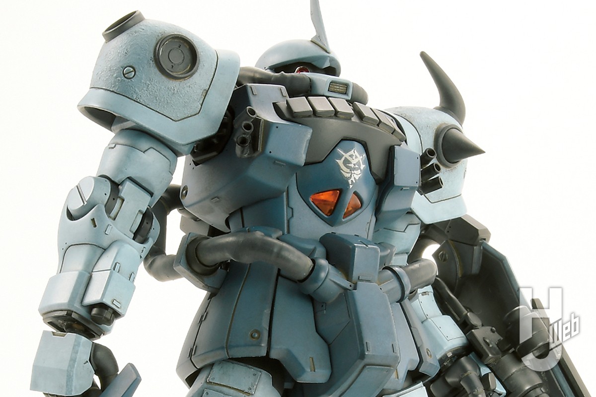 AFVモデル風に仕上げたHG グフ・カスタム！実在兵器を参考に考証された