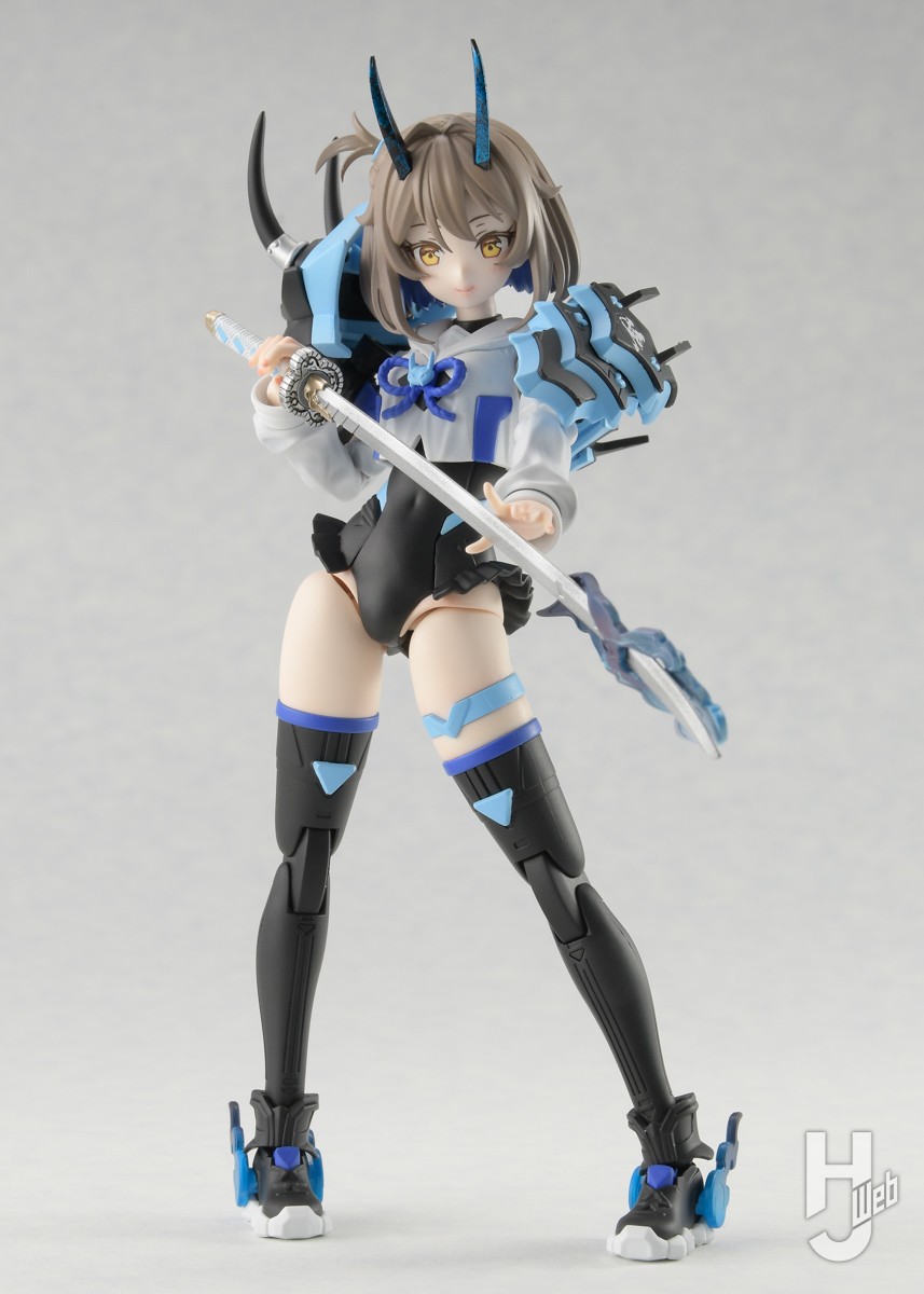 大正浪漫の鬼娘”爆誕!! 30MS「ソウレイ」を大正浪漫風にカスタマイズ