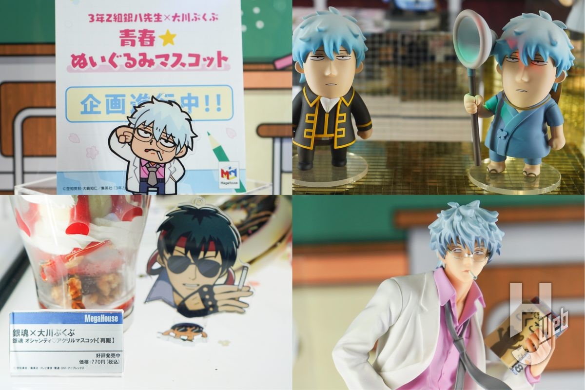 銀魂 坂田銀時 銀八 銀魂高校文化祭 in J-WORLD 缶バッジコレクション