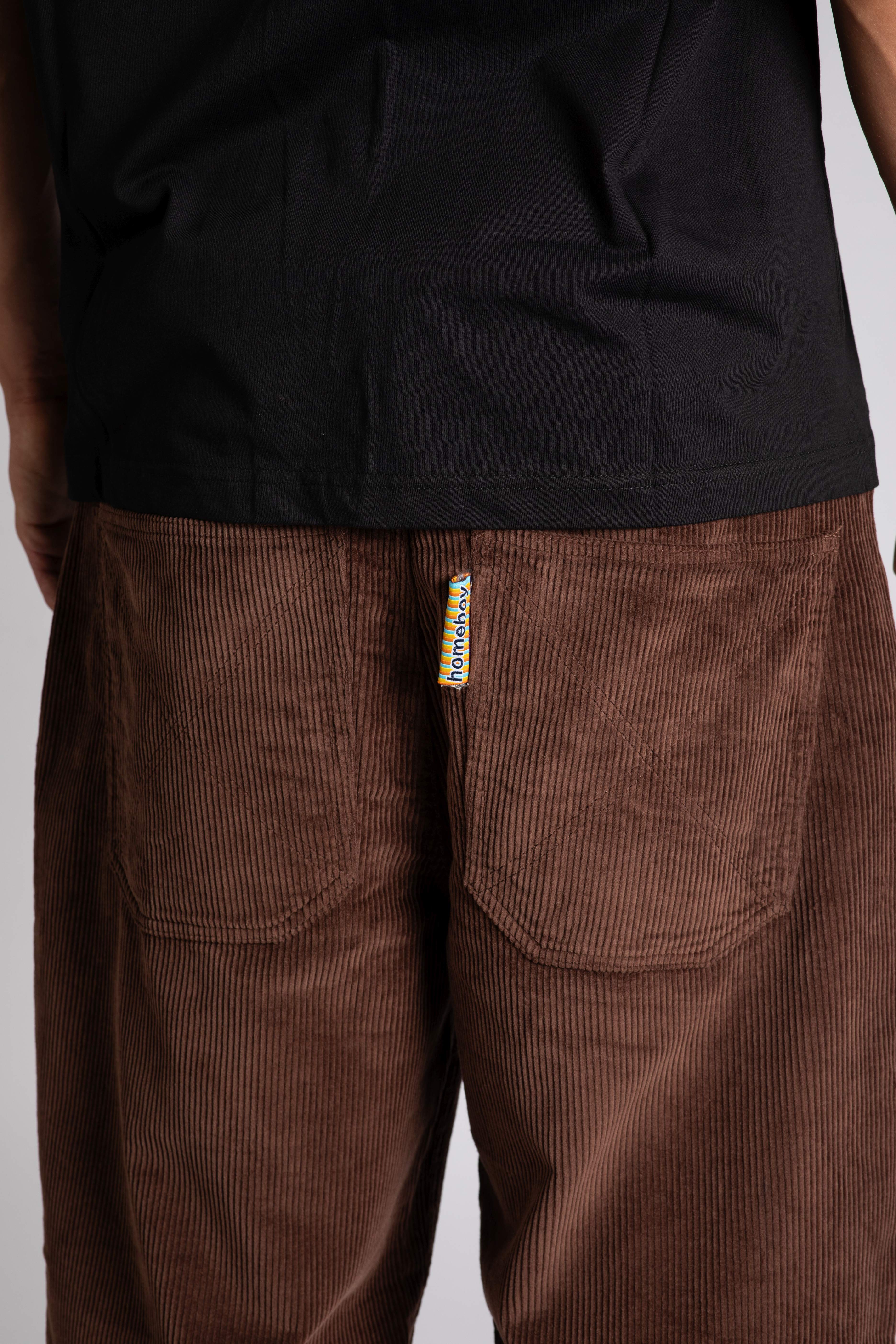 x-tra BAGGY Cord CHOCOLATE BROWN – Homeboy