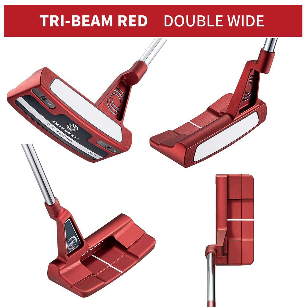 オデッセイ パター TRI-BEAM RED 34インチ #7/DW(ダブルワイド