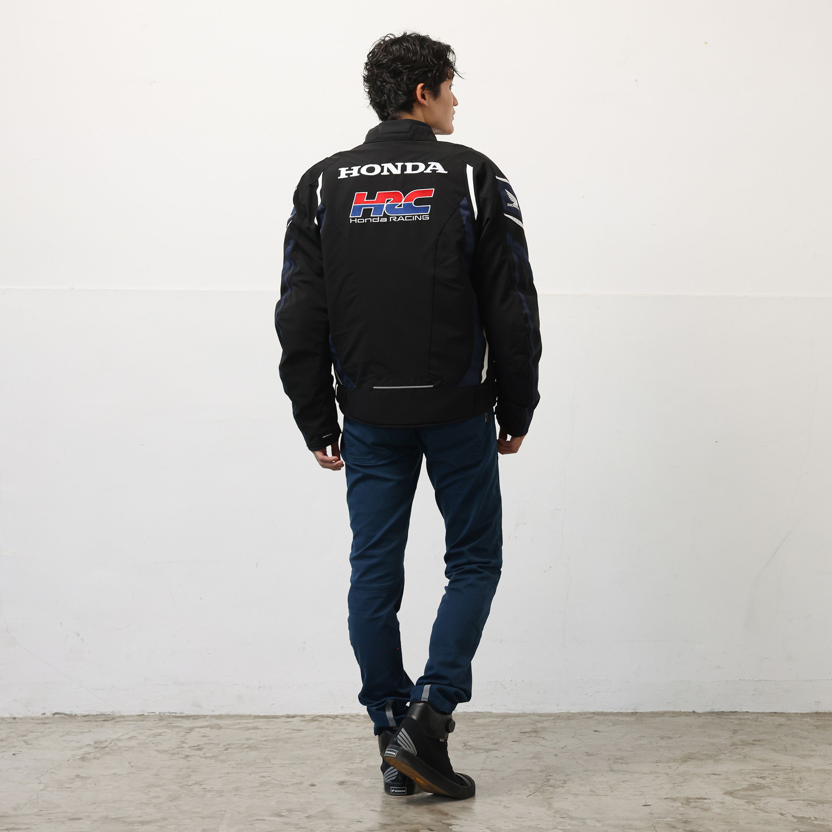 プレストライダースジャケット(S ブラック/ネイビー): ウェア・グッズ