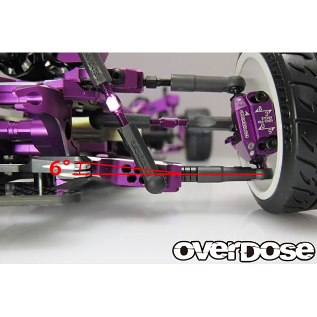 OVERDOSE アジャスタブルアルミリヤサスアーム Type-3 (For OD