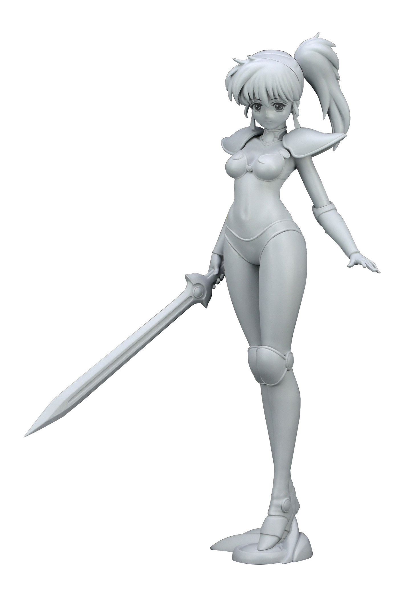 ハセガワ、アニメ「幻夢戦記レダ」より朝霧陽子のレジンキットの原形