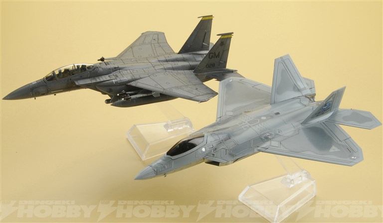 トミーテック技MIX 英雄機「F-22＆F-15E」 キットレビュー | 電撃