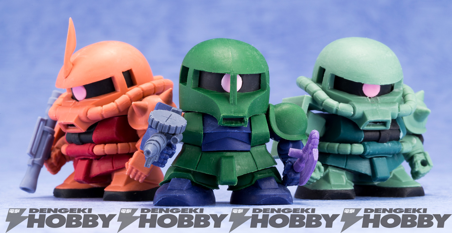 精緻な造形の“消しゴム”モデル！ ビルドモデル ガンダム 3、徹底