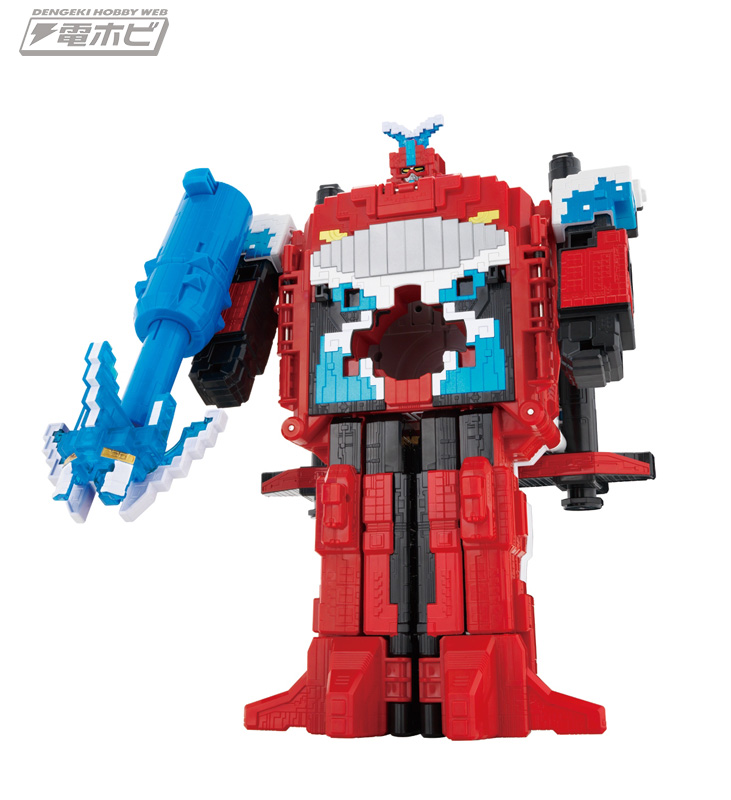 ジュウオウジャーロボの究極形態「ワイルドトウサイドデカキング」の姿