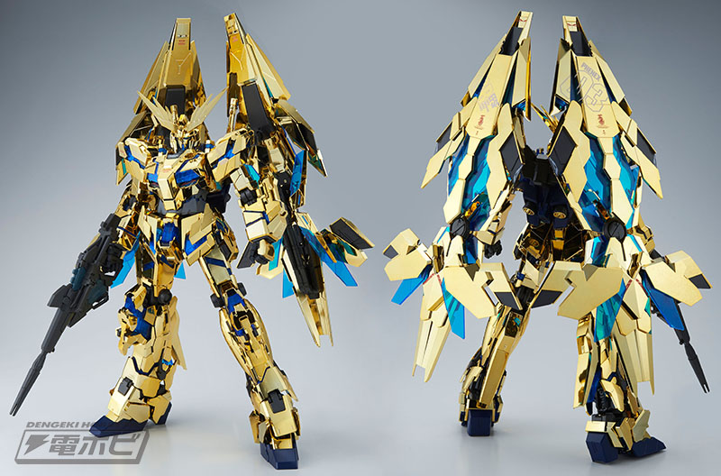 金色の不死鳥”「ユニコーンガンダム3号機 フェネクス」、ガンプラ最