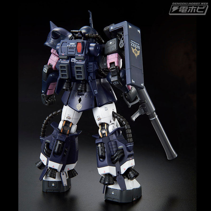 ガンプラ「RG 1/144 MS-06R-1A 黒い三連星専用ザクII」が登場！黒い