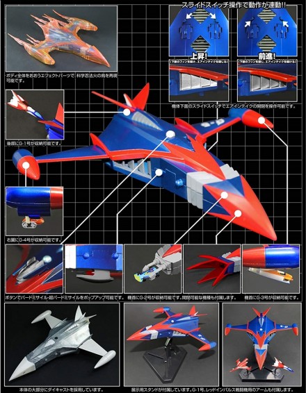 ギミック特盛状態！『科学忍者隊ガッチャマン』ゴッドフェニックスが