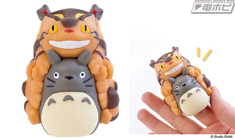 ネコバスをおんぶするトトロが超かわいい！『となりのトトロ』30周年