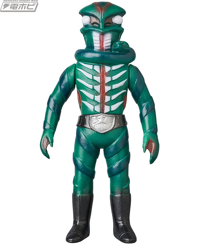 東映レトロソフビコレクション」ミドルサイズの新作は仮面ライダー新1
