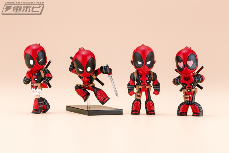 スパイダーマンやヴェノム、デッドプールの愛らしいフィギュアも！世界
