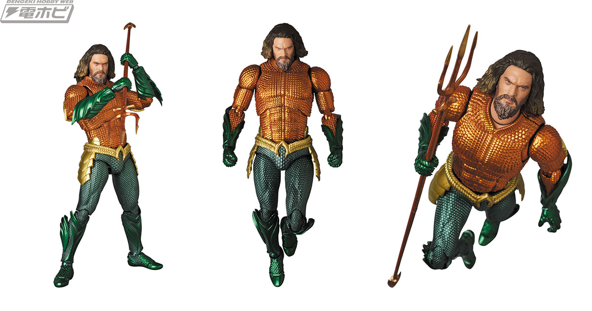 人気アクショントイMAFEXのアクアマンが最新映画『アクアマン』版に