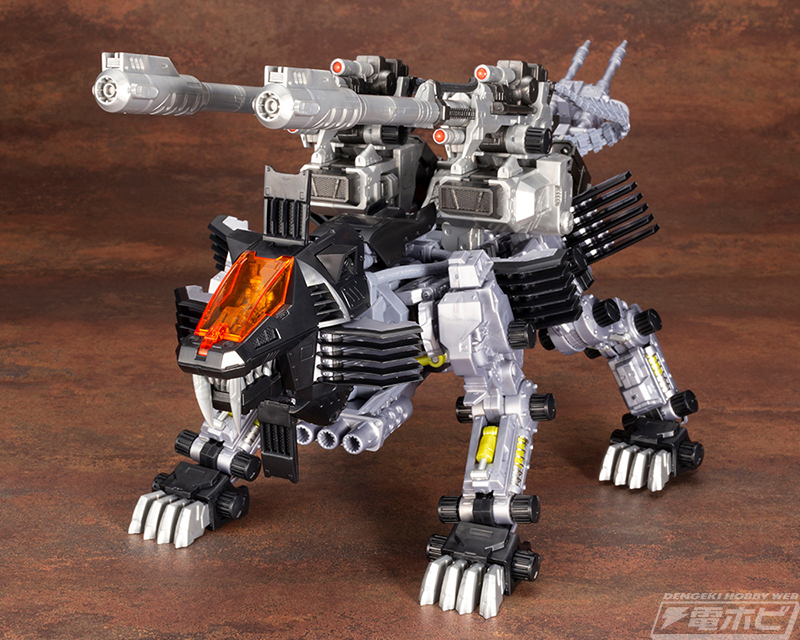 ZOIDS』砲撃力と格闘性能を強化した黒い外装のシールドライガーDCS-Jが