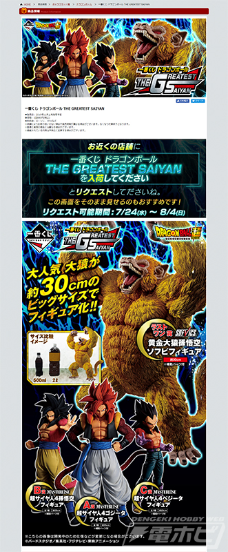 超サイヤ人4ゴジータや孫悟空、ベジータのフィギュアがラインナップ