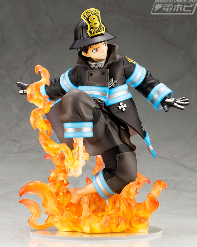 炎炎ノ消防隊』森羅日下部が躍動感溢れる姿でコトブキヤからフィギュア
