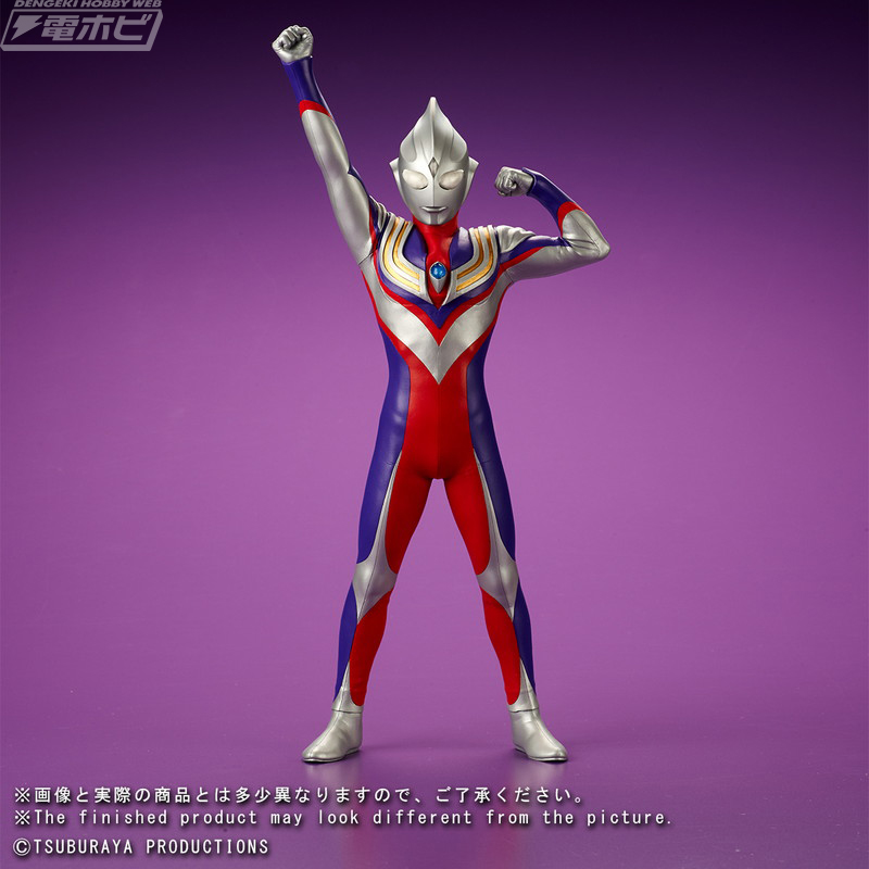ウルトラマンティガ』が劇中スーツのディテールを再現したソフビ