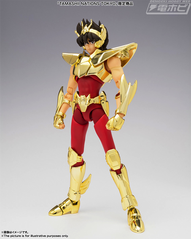 黄金に輝く「聖闘士聖衣神話EX ペガサス星矢（新生青銅聖衣）」が登場