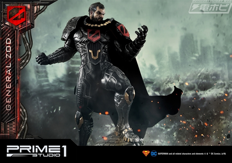 SUPERMAN』ゾッド将軍が全高約85センチのスタチューに！スーパーマンの