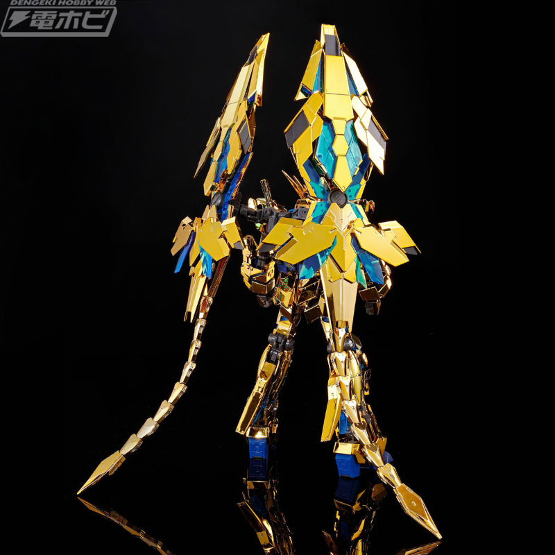 本体カラーは3種のゴールドメッキで表現！『ガンダムNT』の