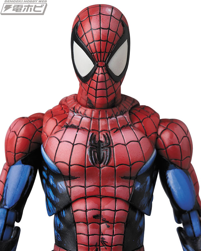 COMIC PAINT」版のスパイダーマンがアクションフィギュア「MAFEX」にて