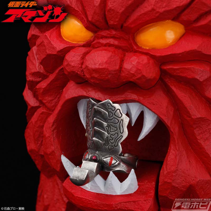 仮面ライダーアマゾン』十面鬼が可動式アクセサリースタンドに！「ギギ