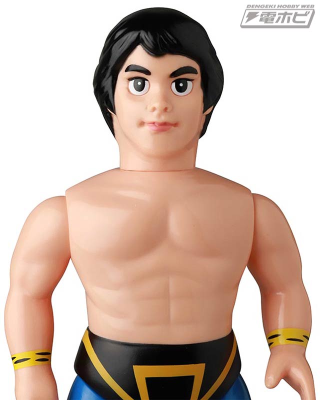 プロレスラーのレトロテイストなソフビモデル「SFS」のリングに初期