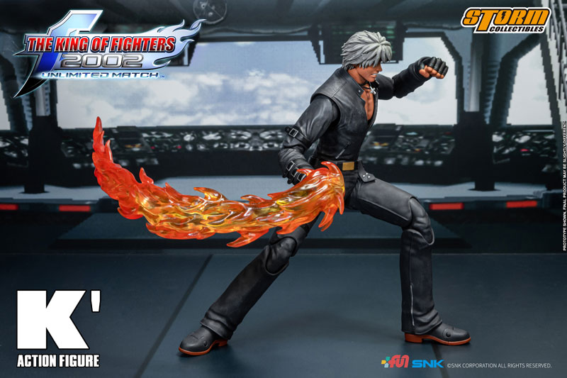 THE KING OF FIGHTERS 2002 UNLIMITED MATCH』K'が可動フィギュア化