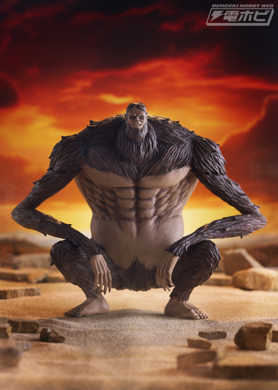 進撃の巨人』ジーク・イェーガーが獣の巨人の姿でフィギュア化！大きさ