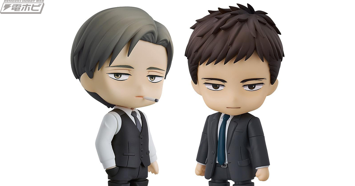 囀る鳥は羽ばたかない The clouds gather』矢代と百目鬼力がデフォルメ