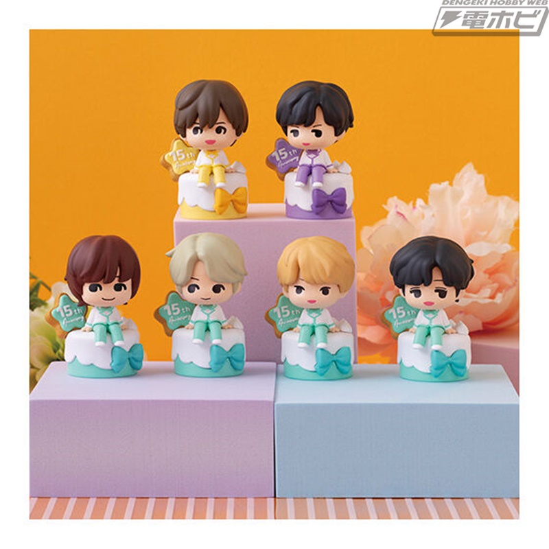 Kiramune」の15周年を記念したガシャポンくじが登場！ケーキに乗る姿の