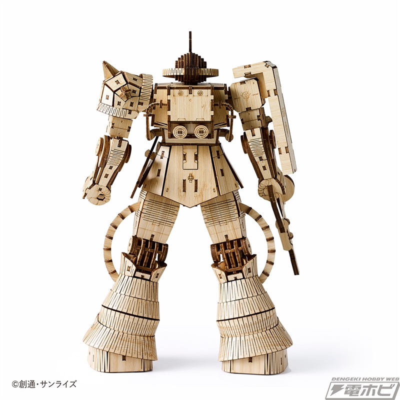 機動戦士ガンダム』シャア専用ザクIIがエコな竹素材を使用した超精密