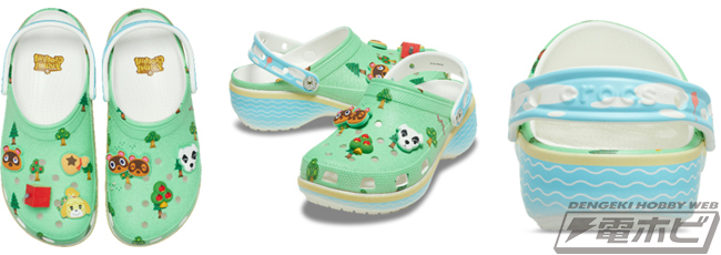 どうぶつの森』とカジュアルフットウェア「クロックス」との