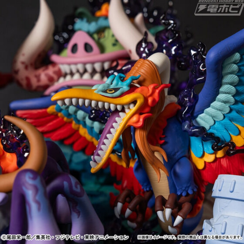 ONE PIECE』五老星とルフィの対峙シーンを再現できるフィギュアセット