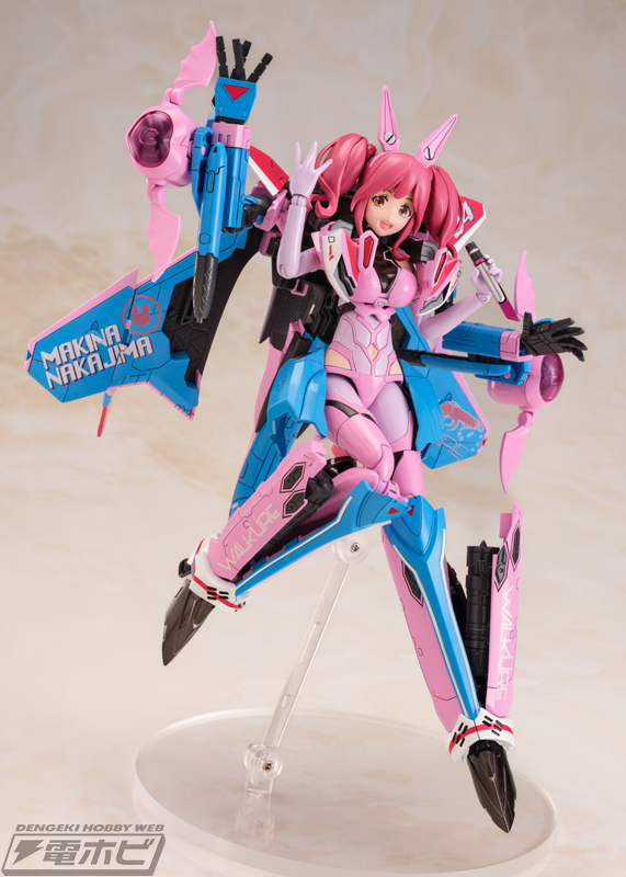 アオシマがおくる三段変形プラモデル「V.F.G.」シリーズの「マクロスΔ