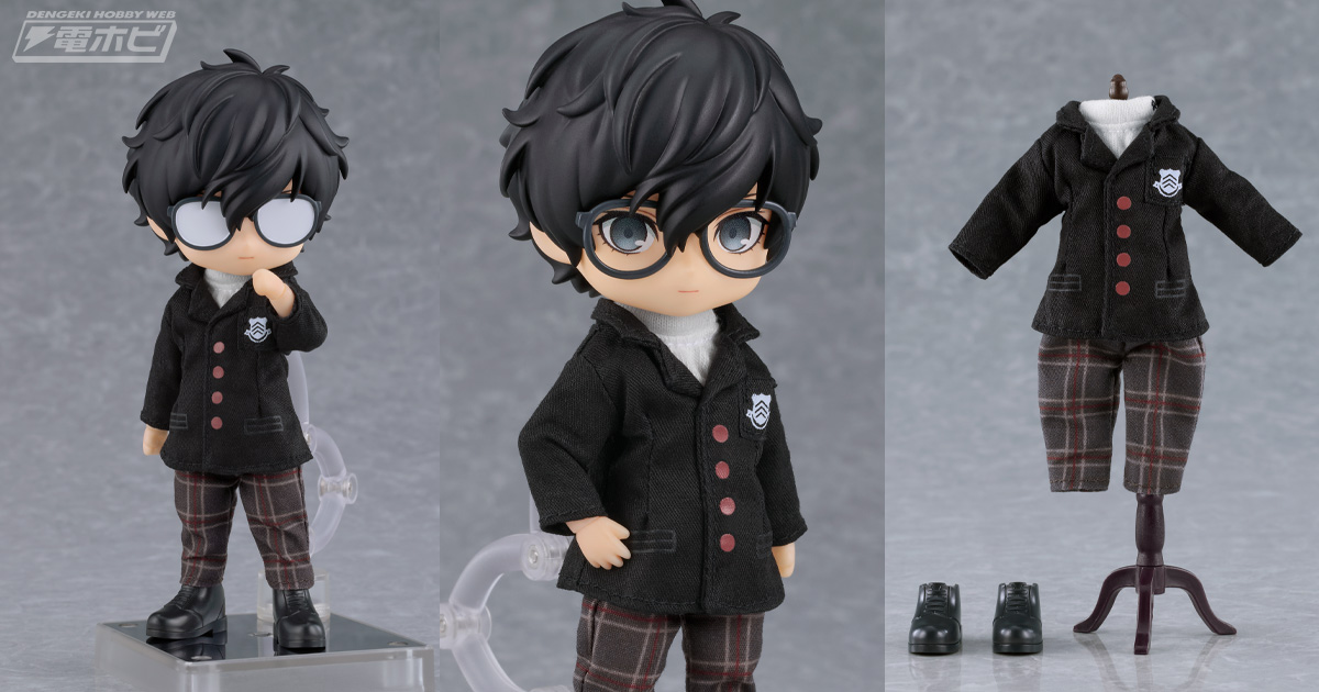 ペルソナ5 ザ・ロイヤル』より、制服姿の主人公がアクションフィギュア