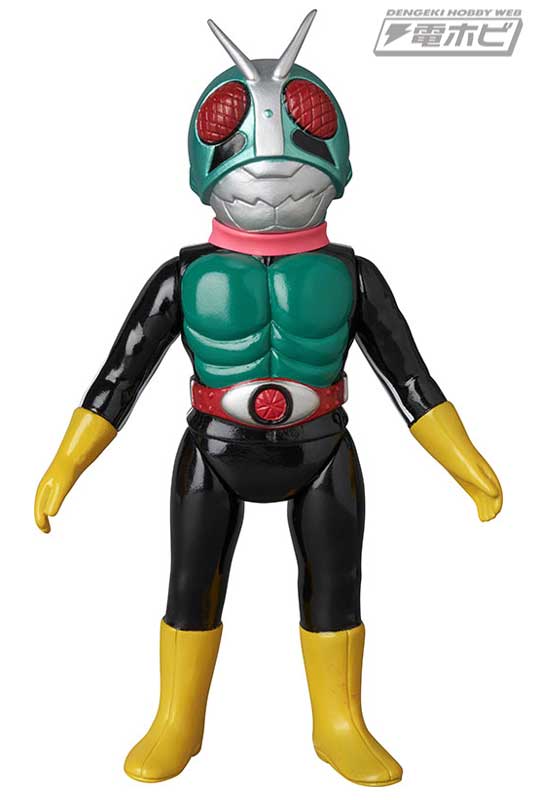 東映レトロソフビコレクションのミドルサイズシリーズに『仮面ライダー