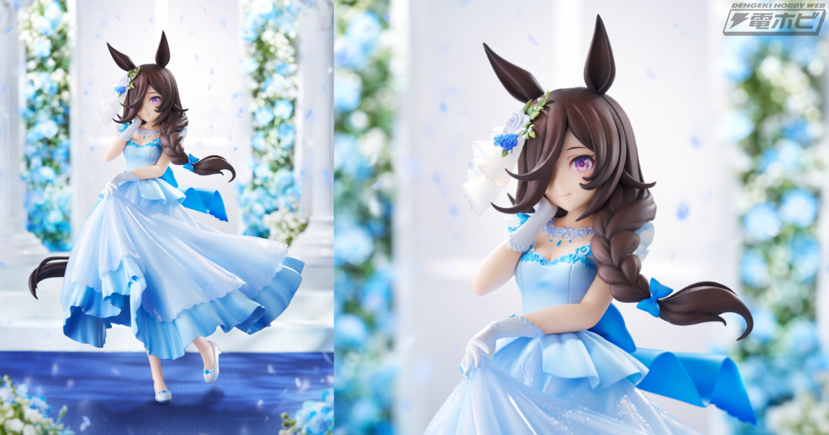 ウマ娘 プリティーダービー』より、ウェディングドレス姿のライス