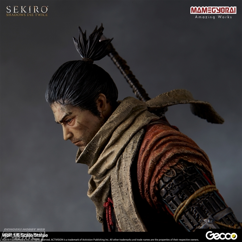 SEKIRO』の主人公「狼」が1/6スケールのスタチューになって見参