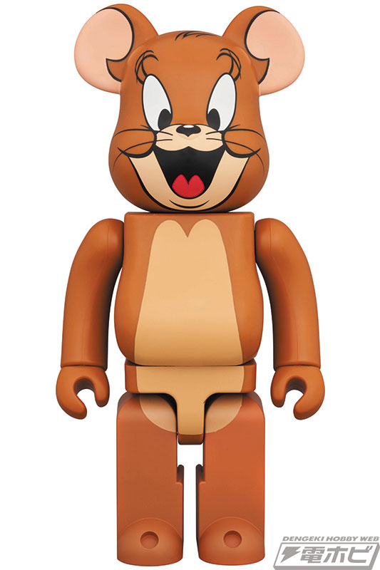 トムとジェリーが特大1000％サイズのBE@RBRICKに変身！2体そろえて