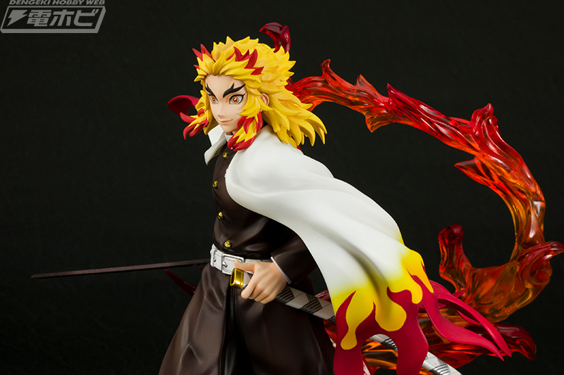 逆巻く炎のエフェクトが躍動感を演出！『鬼滅の刃』炎柱・煉獄杏寿郎が