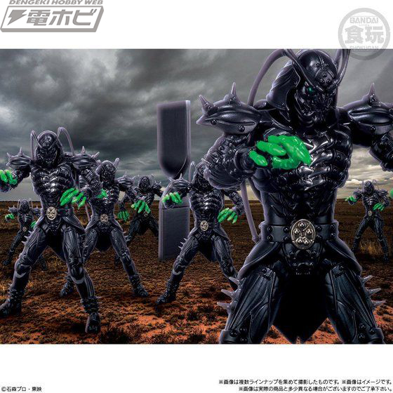 食玩アクションフィギュア「SHODO-O 仮面ライダー7」10個入りセットが