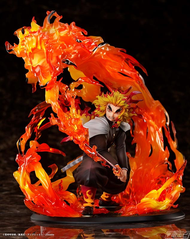 鬼滅の刃」無限列車編』煉獄杏寿郎が奥義「玖ノ型・煉獄」を放つ姿で