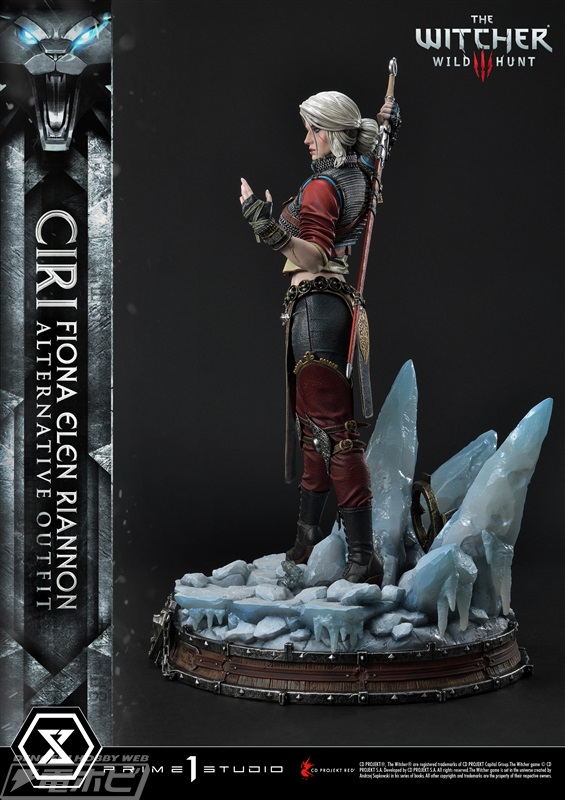 ウィッチャー3』灰色の髪の少女シリがDLC衣装でスタチュー化！別の