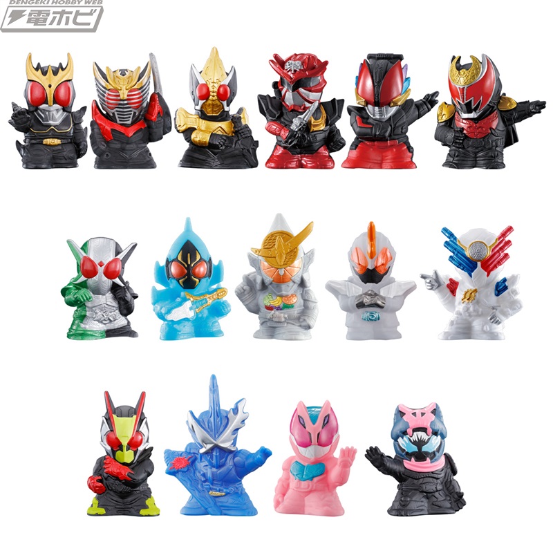 食玩フィギュア「仮面ライダーキッズ 最強フォーム集結!!」が登場