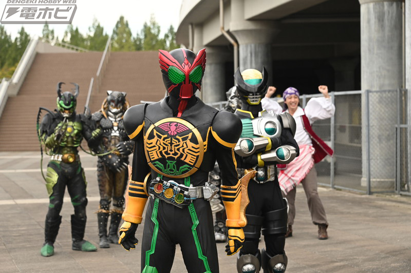 オーズ10th 仮面ライダーバース バースX誕生秘話』予告編や場面写真
