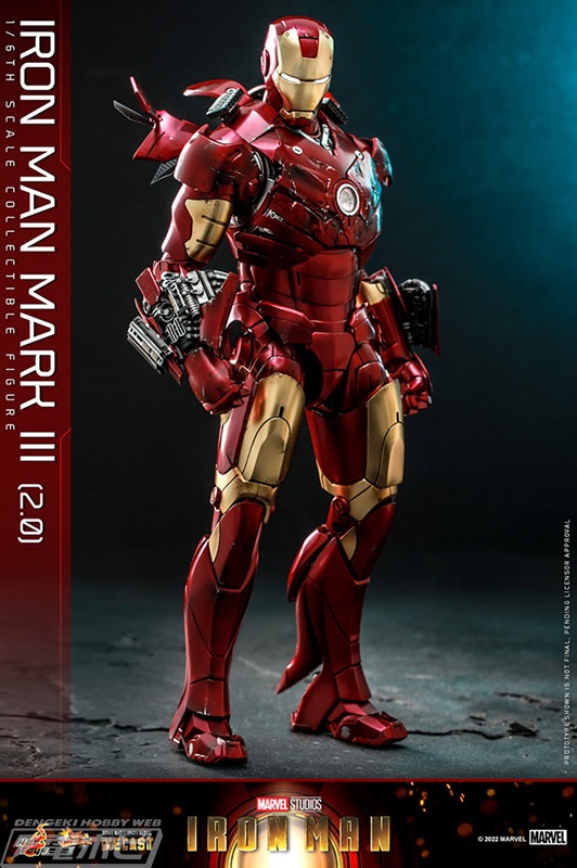 最新技術でアップデートされた『アイアンマン』マーク3の合金仕様可動