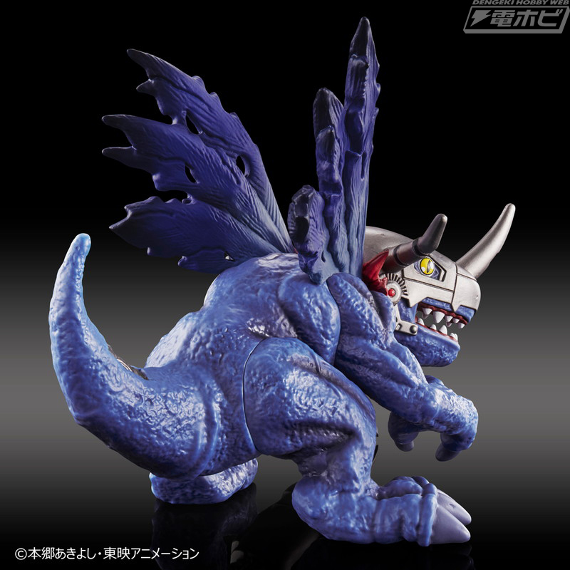 デジモンアドベンチャー02』青いメタルグレイモンが全高170ミリ超えの